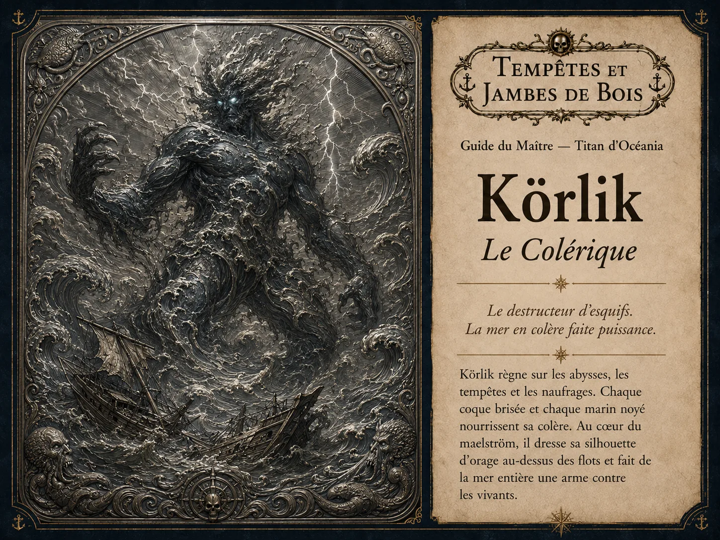 Körlik – Titans d’Océania – Tempêtes et Jambes de Bois