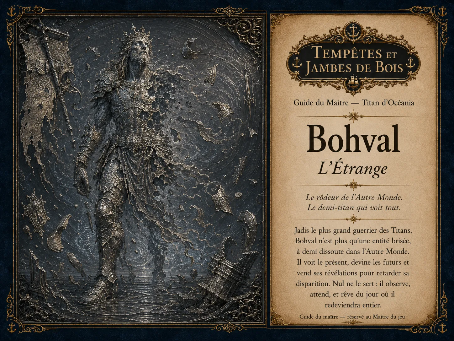 Bohval – Titans d’Océania – Tempêtes et Jambes de Bois