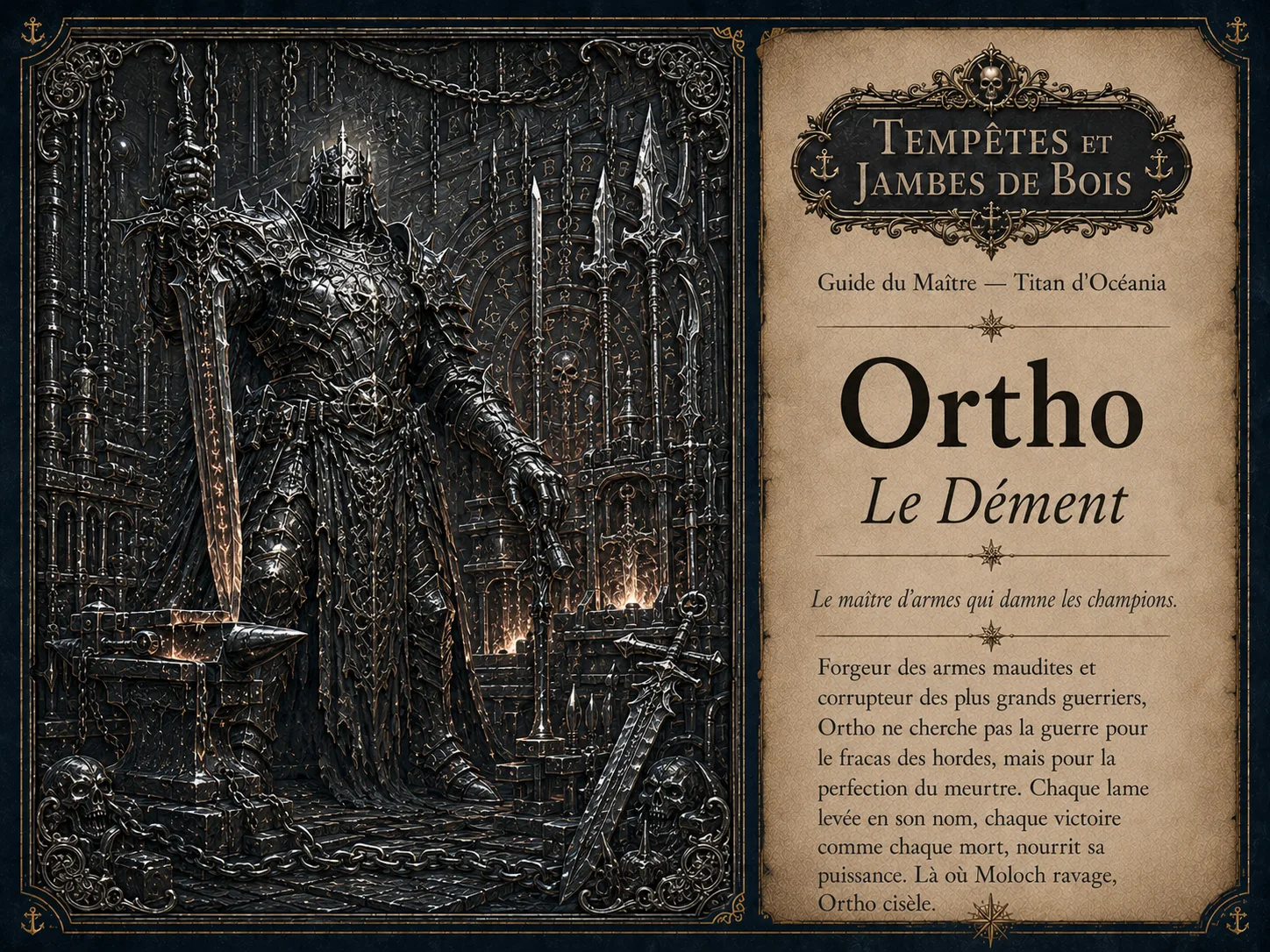 Ortho – Titans d’Océania – Tempêtes et Jambes de Bois